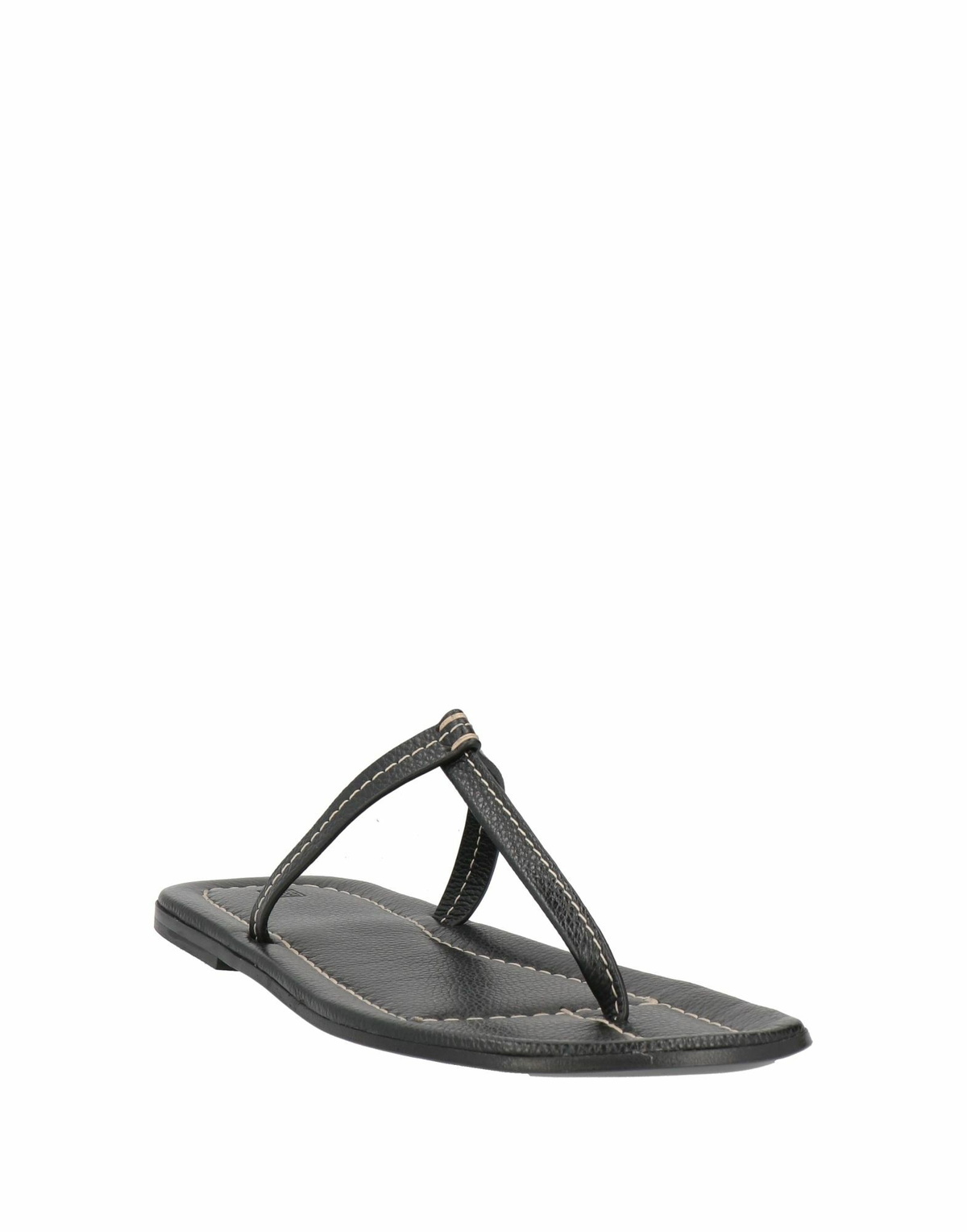 Toteme Womens Thong sandal in Black