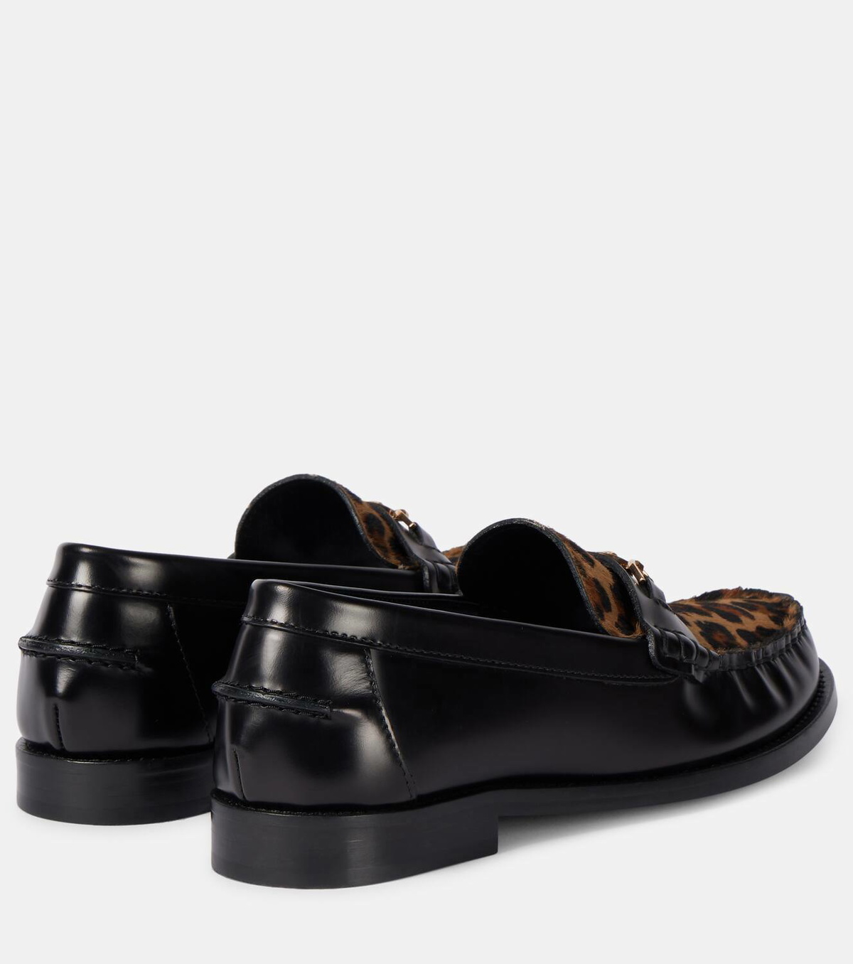 Versace Medusa '95 leopard-print loafers