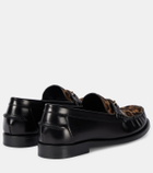 Versace Medusa '95 leopard-print loafers