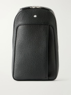 Montblanc - Companion Logo-Appliquéd Full-Grain Leather Messenger Bag