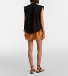 Marant Etoile Jocadia broderie anglaise cotton shorts