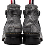 Thom Browne Black & White Engineered Hiking Boots