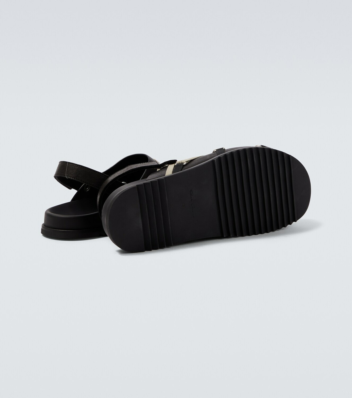 Rick Owens Megalace leather mules