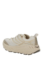 Hoka stinson Evo Og Beige Sneakers With Drawstring Closure And Logo Patch On The Tongue In Tech Fabric Unisex