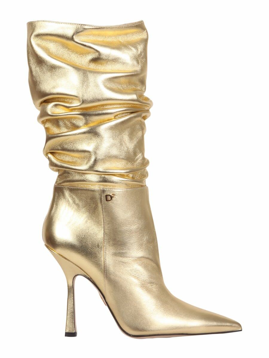【DSQUARED2】BIG Sale★RODEO GIRL ANKLE ブーツ 100mm DSQUARED2 - 100mm Rodeo Girl Leather Ankle Boots Dsquared2