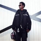 Balenciaga Men's Runway Layered Tracksuit Jacket in Black