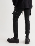 Rick Owens - Mastodon Slim-Fit Tapered Cotton-Jersey Sweatpants - Black