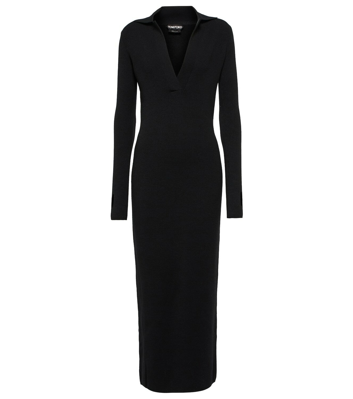 Tom Ford Wool-blend polo midi dress TOM FORD