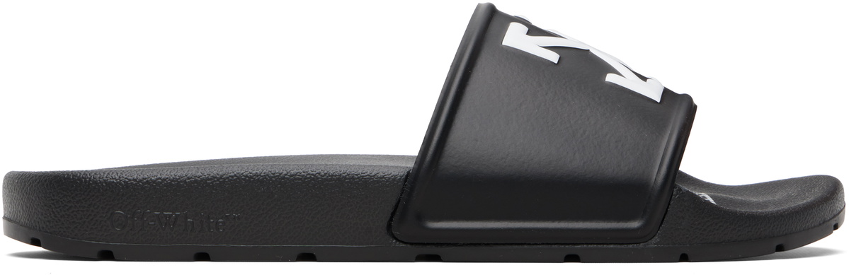 Off-White Black Arrow Slide Sandals