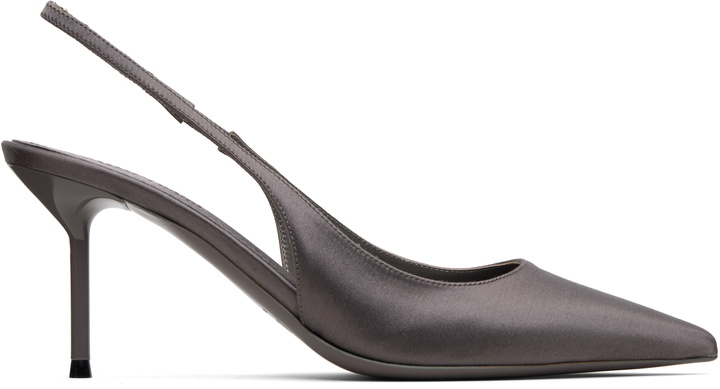 Photo: Paris Texas Gray Lidia Slingback 70 Heels