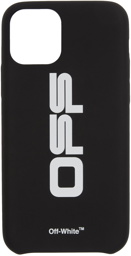 Off-White Black & White Wavy Logo iPhone 11 Pro Case