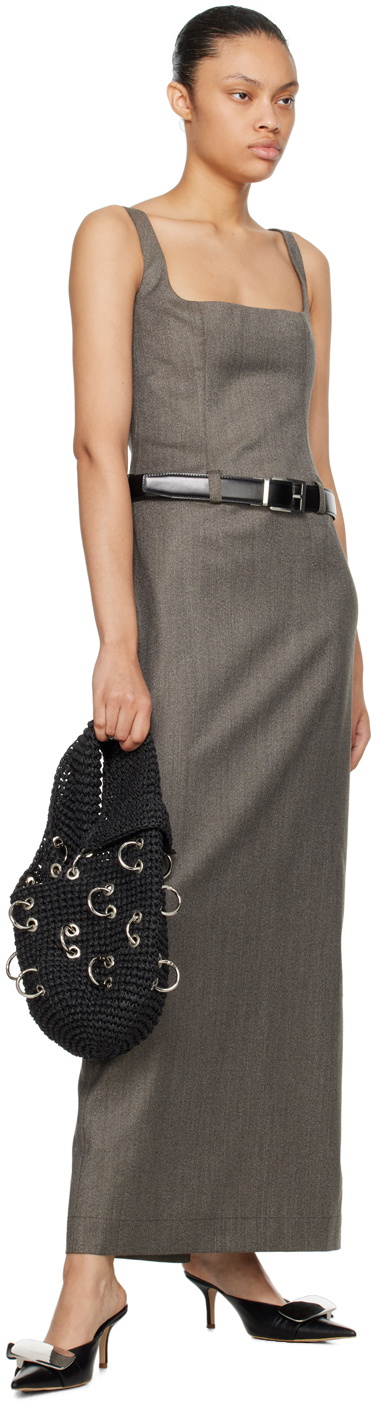 Lado Bokuchava SSENSE Exclusive Black Mini Pierced Eight Bag