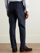 J. Mueser - Slim-Fit Straight-Leg Virgin Wool Suit Trousers - Blue
