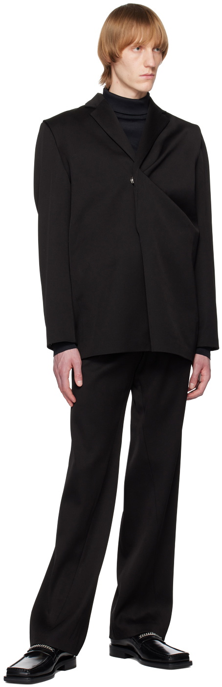 Bianca Saunders Black Benz Trousers