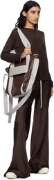 Rick Owens Brown Hollywood Trolley Tote