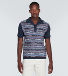 Missoni Zig Zag cotton-blend polo shirt