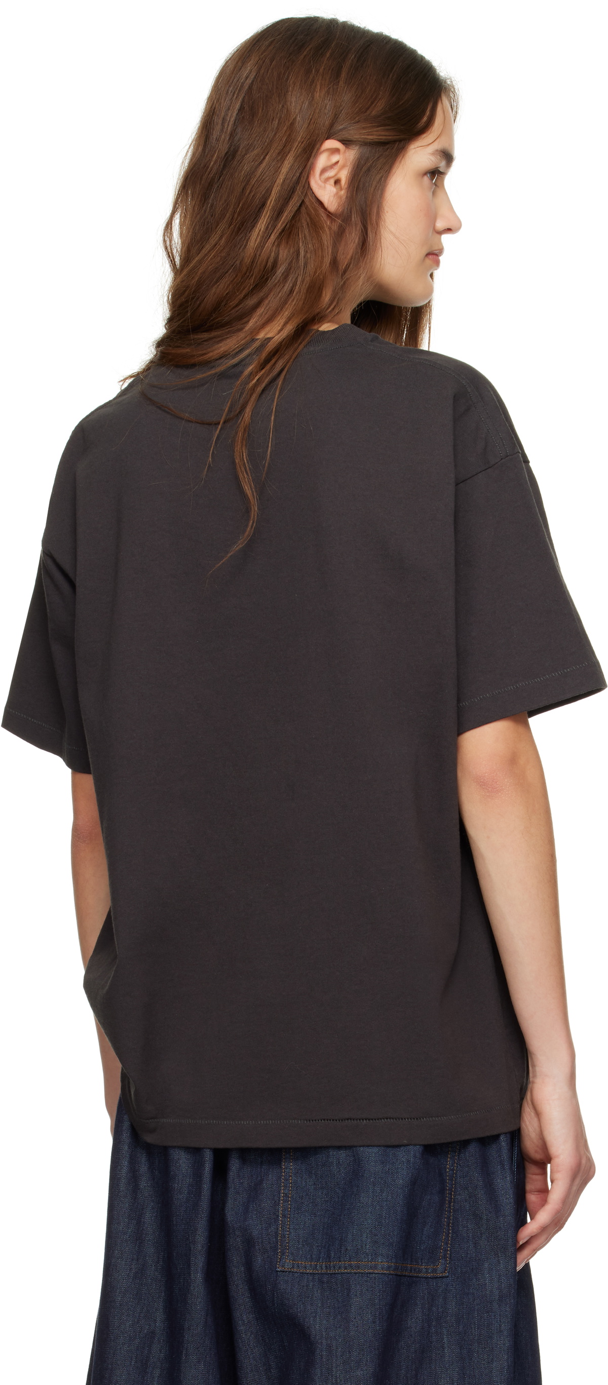 【関税込み】Bode ブラック Game Point ポケットTシャツ Bode Black Game Point Pocket T-shirt Bode