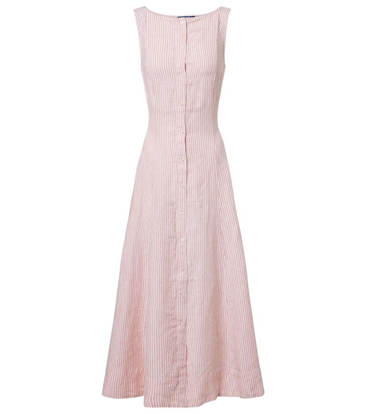 Photo: Polo Ralph Lauren Striped linen midi dress