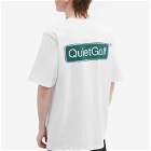 Quiet Golf Men's Club Badge T-Shirt in White