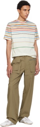 Paul Smith Off-White 'Painted Signature Stripe' T-shirt