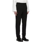 Ann Demeulemeester Black Patch Pocket Trousers