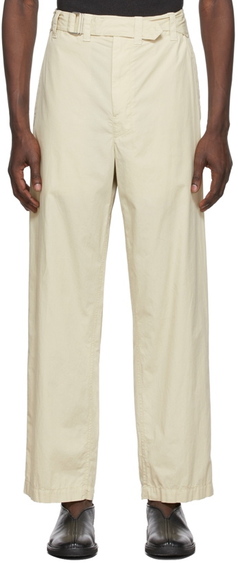 Photo: Lemaire Beige Loose Trousers