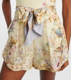 Zimmermann Rebellion floral linen and silk romper