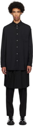 UNDERCOVER Black Layered Shirt