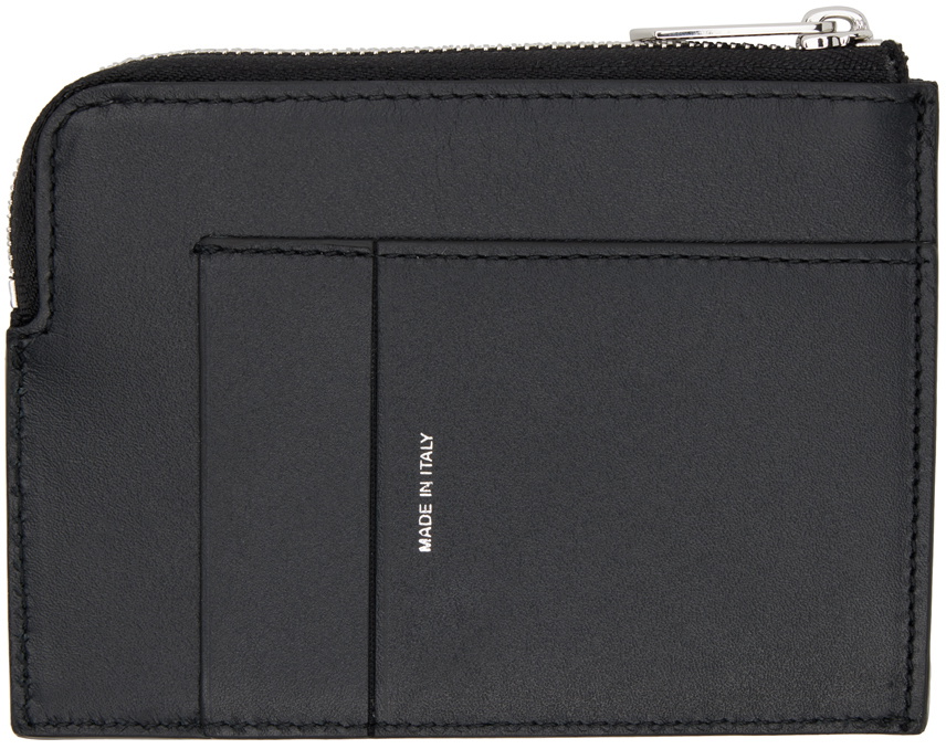 Paul Smith Black Signature Stripe Card Holder Paul Smith