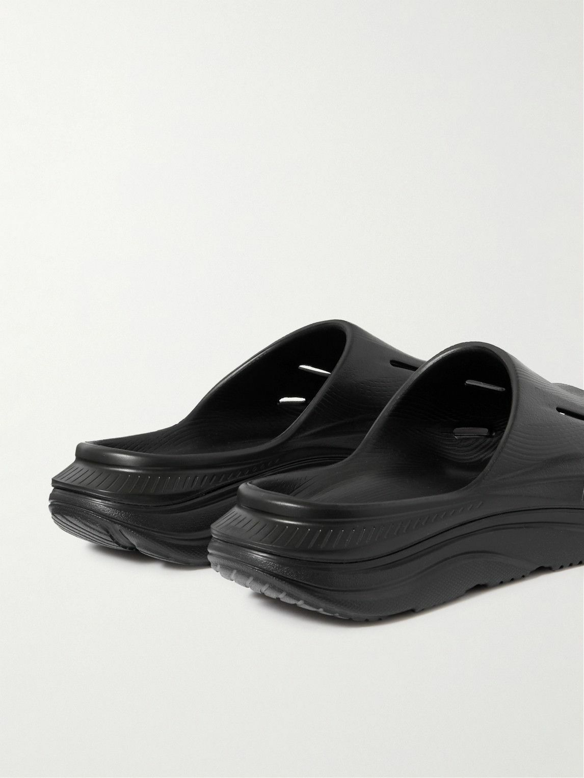 Hoka One One - Ora Recovery 3 Rubber Slides - Black Hoka One One