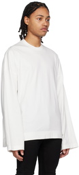 Julius White Graphic Long Sleeve T-Shirt