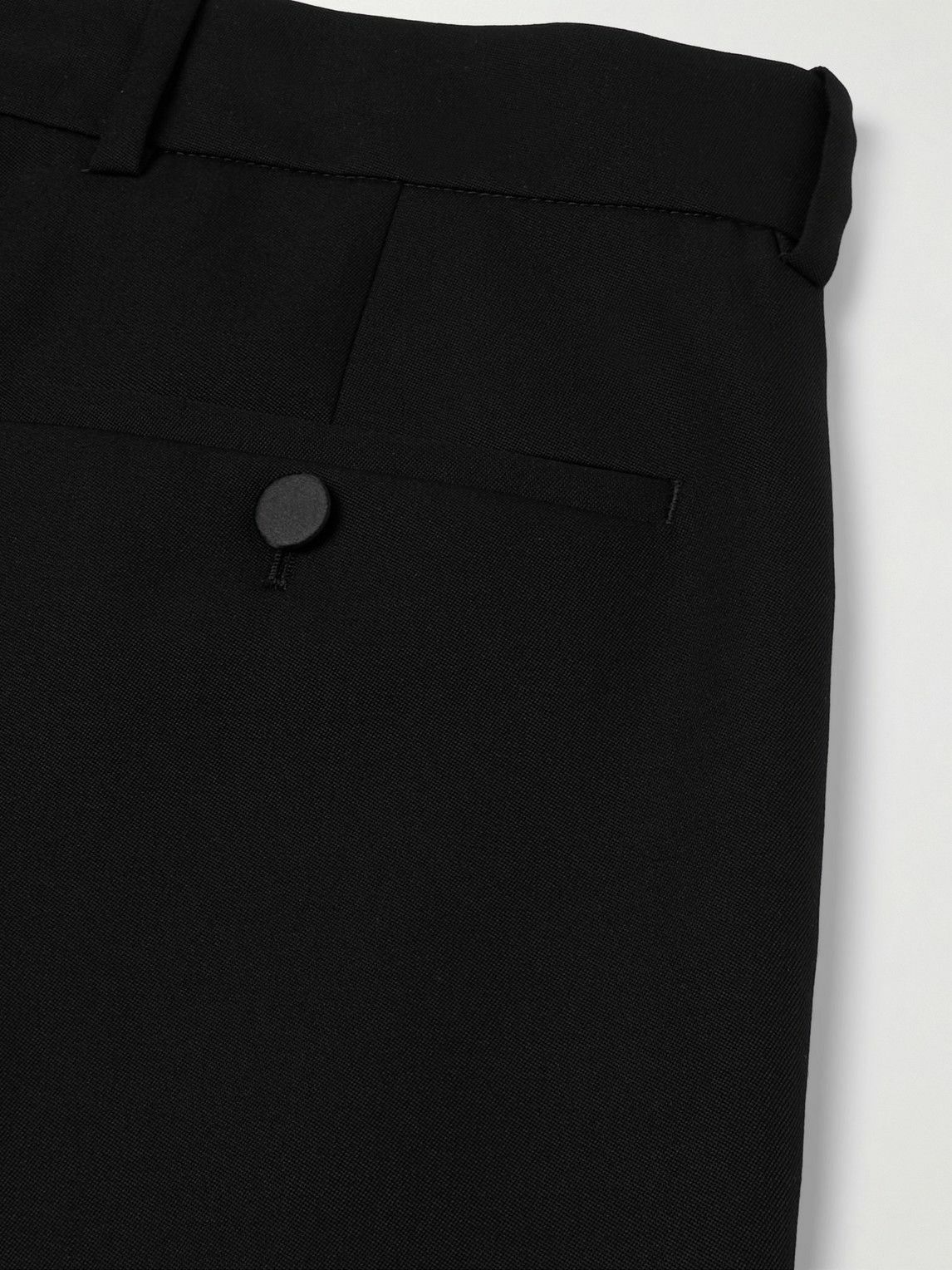 Alexander McQueen - Straight-Leg Wool Trousers - Black