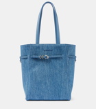 Givenchy Voyou Small denim tote bag