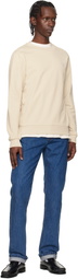 A.P.C. Beige Standard 'Rue Madame' Sweatshirt