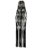 Noir Kei Ninomiya - Faux leather cutout maxi dress