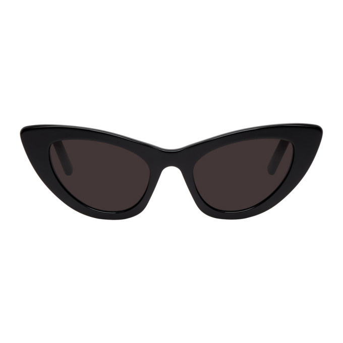 Photo: Saint Laurent Black Feminine Narrow Lily Sunglasses
