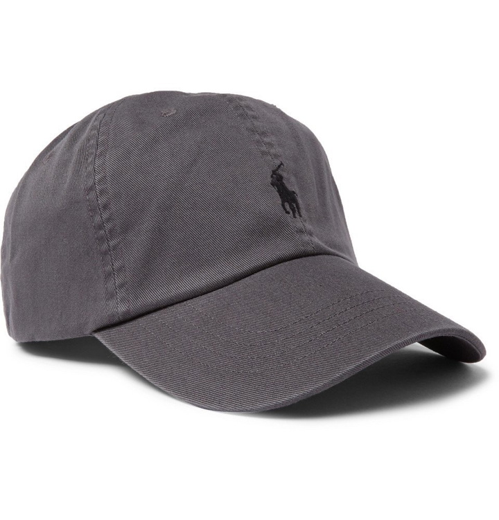 Photo: Polo Ralph Lauren - Cotton-Twill Baseball Cap - Men - Gray