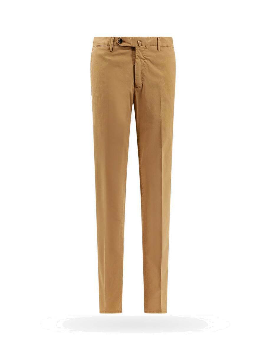 PT Torino Brown Cotton Casual Pants main image 1