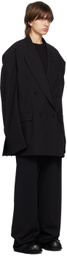 Balenciaga Black Oversized Blazer