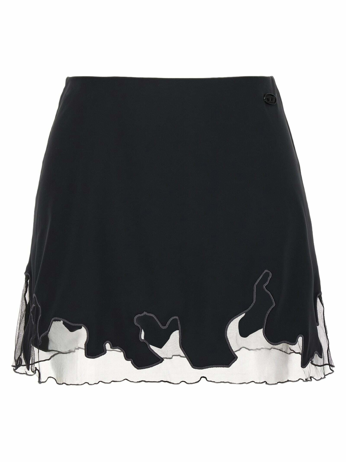 Diesel Black O-Venus Midi Skirt Diesel