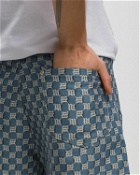 Misbhv Jacquard Canvas Monogram Shorts Blue - Mens - Casual Shorts