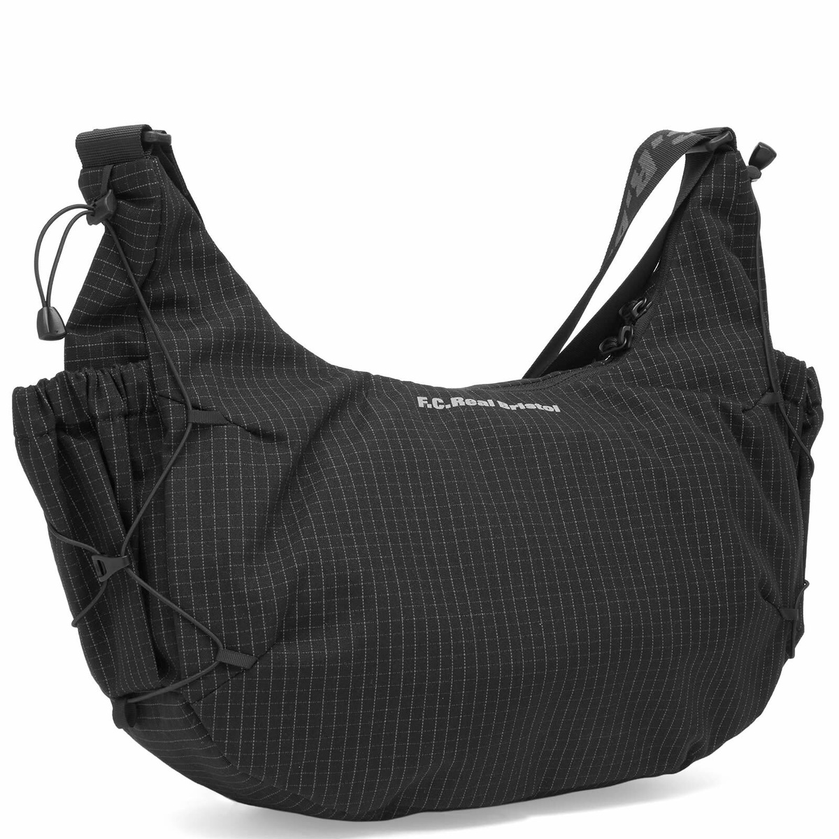 F.C. Real Bristol Men's Tour Shoulder Bag in Black 