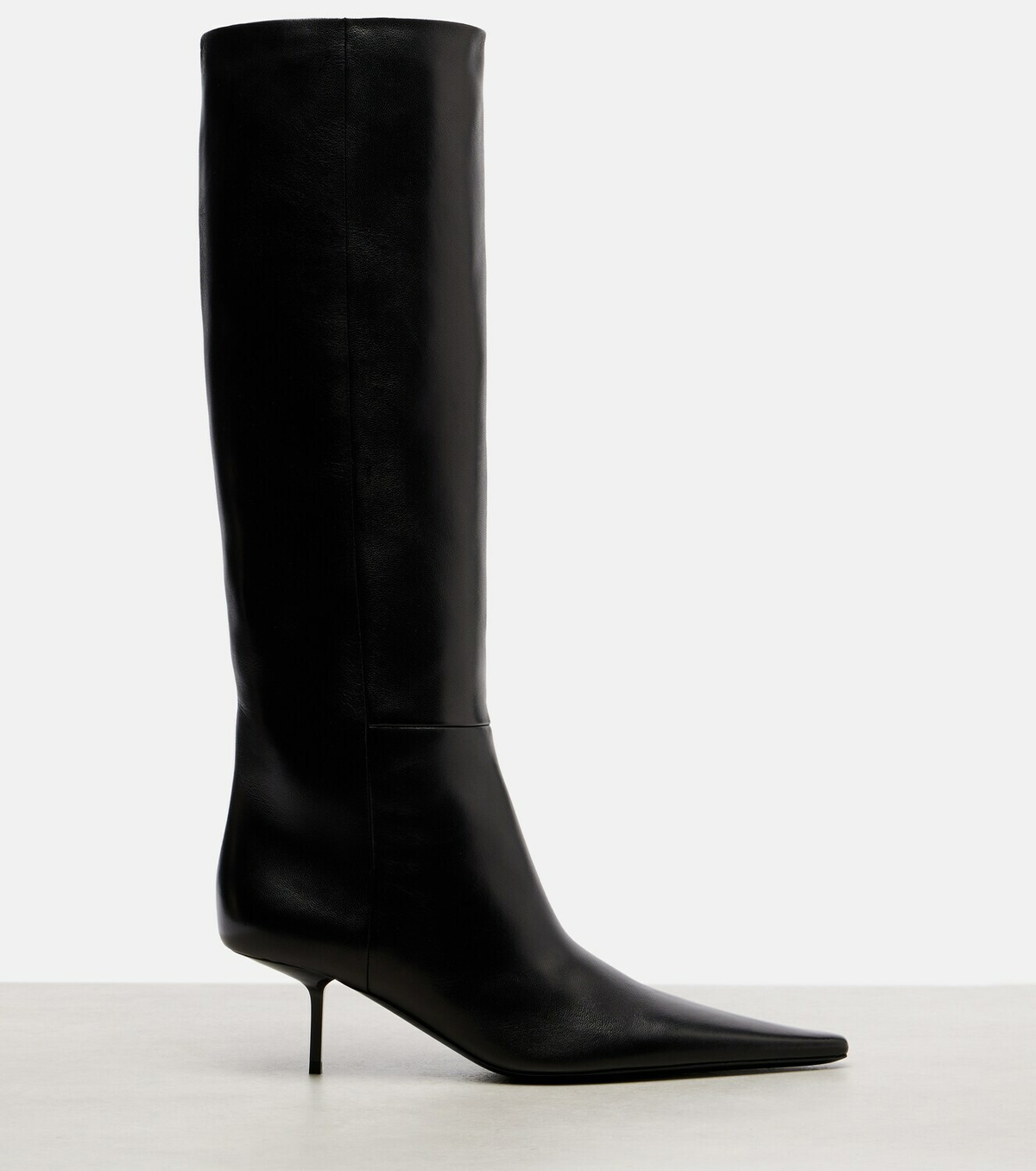 Saint Laurent Victoire 55 leather knee-high boots