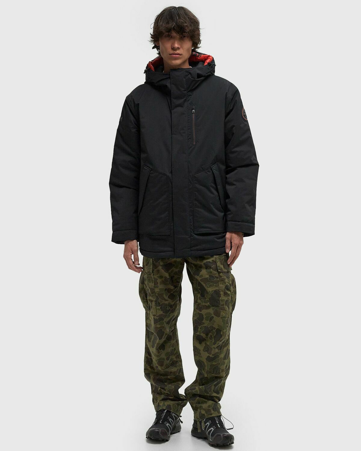 ジャケット・アウター NapaPIJRI Napapijri 20-22 PARKA JACKET Black Men Napapijri