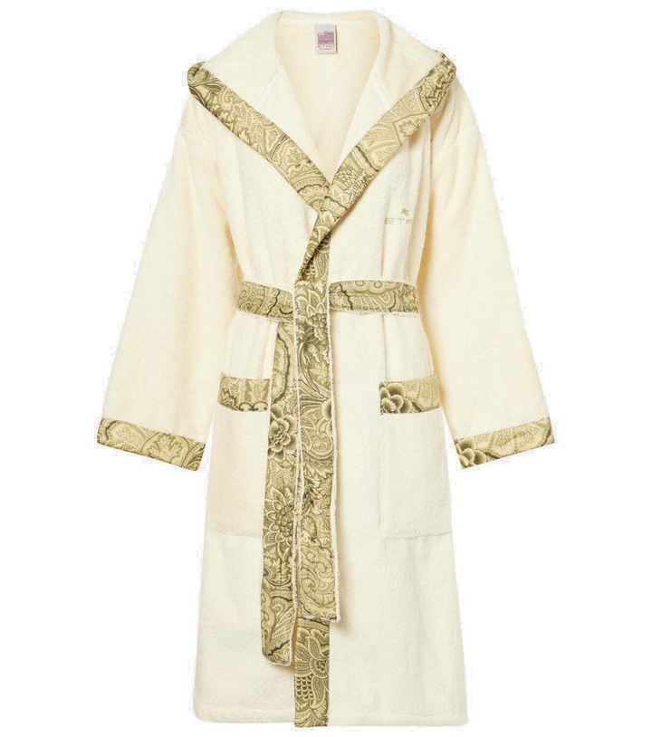 Photo: Etro Bloom cotton terry bathrobe