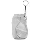 Raf Simons Silver Half Crushed Can Keychain