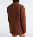 Blazé Milano Nightbreak checked virgin wool blazer