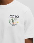 Casablanca Equipement Sportif Printed Unisex T Shirt White - Mens - Shortsleeves