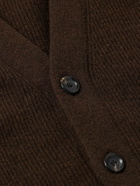 Oliver Spencer - Caradale Ribbed Wool Cardigan - Brown