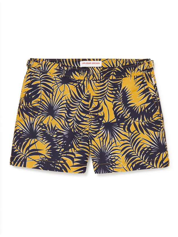 Photo: Orlebar Brown - Setter Short-Length Printed Recycled Swim Shorts - Blue